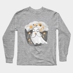 Cute little Ghost Long Sleeve T-Shirt